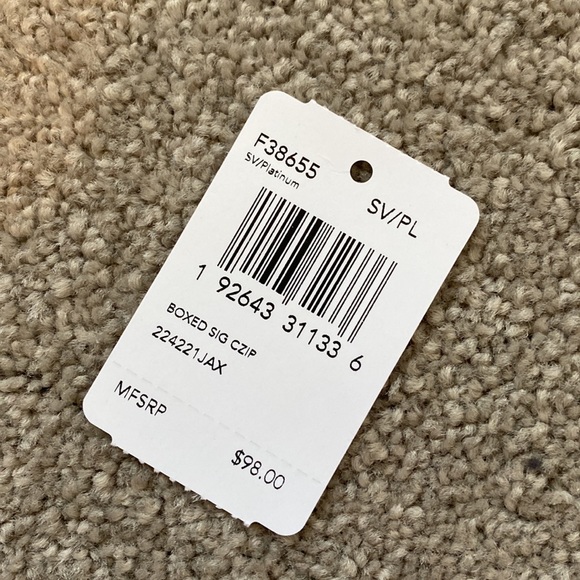 Coach - Boxed Wristlet - Silver/Platinum - NEW - Picture 6 of 7